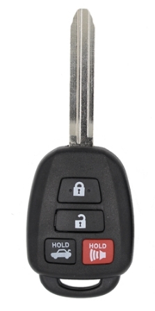 Toyota Camry 4 Button Key Fob with G Chip