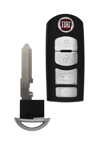 Fiat 124 Spider 4 Button Key Fob