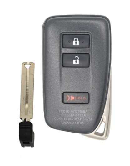 Lexus NX 200t 3 Button Key Fob