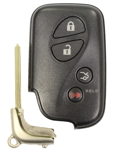 Lexus IS F 4 Button Key Fob w/ F emblem