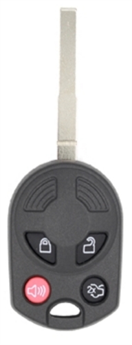 Ford C-Max 4 Button Remote Head Key Fob w/ High Security Blade