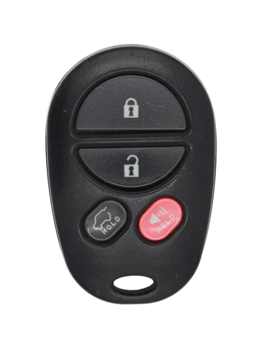 Toyota Highlander 4 Button Key Fob